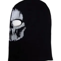 Unisex Spöktryckta Tights Balaclava Mask Bra för Krigsspel Halloween Cosplay Tryck-3><noscript><img width=