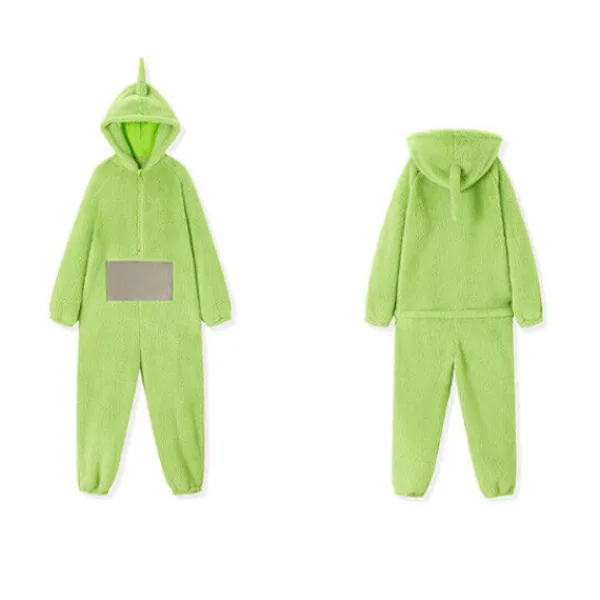 Unisex Teletubbies Kostymer Disi Onesies Lala Cosplay Pyjamas Vuxna Pyjamas Djur Sovkläder Jumpsuit XL> Dräkter