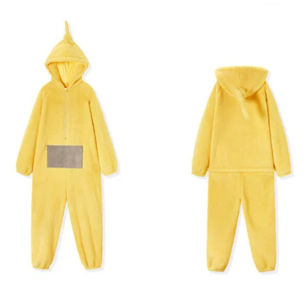 Unisex Teletubbies Kostymer Disi Onesies Lala Cosplay Pyjamas Vuxna Pyjamas Djur Sovkläder Jumpsuit XL> Dräkter