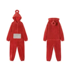 Unisex Teletubbies Kostymer Disi Onesies Lala Cosplay Pyjamas Vuxna Pyjamas Djur Sovkläder Jumpsuit XL><noscript><img width=