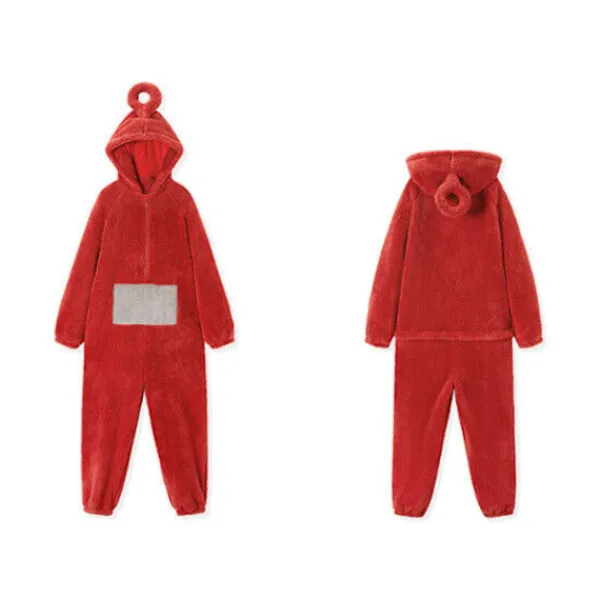 Unisex Teletubbies Kostymer Disi Onesies Lala Cosplay Pyjamas Vuxna Pyjamas Djur Sovkläder Jumpsuit XL> Dräkter