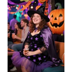 Unisex Vuxen Huvförsedd Cape Fullängd Halloween Jul Kostym Party Mantel Storlek 110 cm till 170 cm 170CM/67