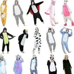 Unisex vuxen Kigurumi djurkaraktär kostym body pyjamas Fancy 1onesie1> Dräkter