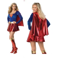 upergirl-klänning för tv-program för kvinnor S> Dräkter