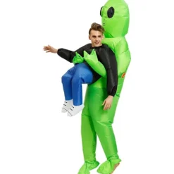 Uppblåsbar Alien-kostym för vuxna><noscript><img width=