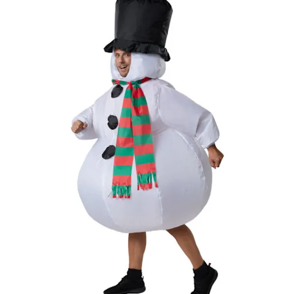tectake Uppblåsbar dräkt Snögubbe Beskriving> Dräkter