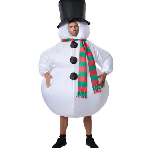 tectake Uppblåsbar dräkt Snögubbe Beskriving> Dräkter