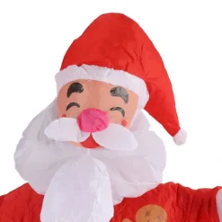 TryggHandla Uppblåsbar Juldräkt Rolig Uppblåsbar Julparty Dockdräkt för 150‑190cm Vuxen Cosplay Stort Huvud Santa-lingling}><noscript><img width=