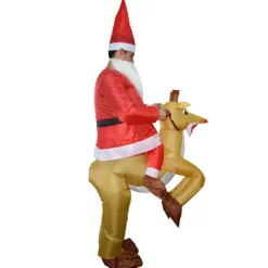 Holocky Uppblåsbar pepparkaksman för vuxen jul> Dräkter