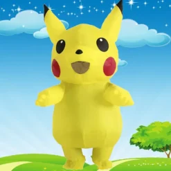 Uppblåsbar Pikachu-dräkt - Rolig flamingotryckt maskerad för alla åldrar [JUN] New Flamingo special material> Dräkter