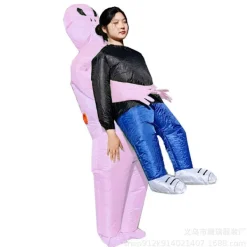 Uppblåsbar Pikachu-dräkt - Rolig flamingotryckt maskerad för alla åldrar [JUN] New Flamingo special material><noscript><img width=