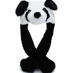 Uppstoppade djur öron hatt leksak födelsedagspresent med rörliga öron som trycker> Huvudbonader