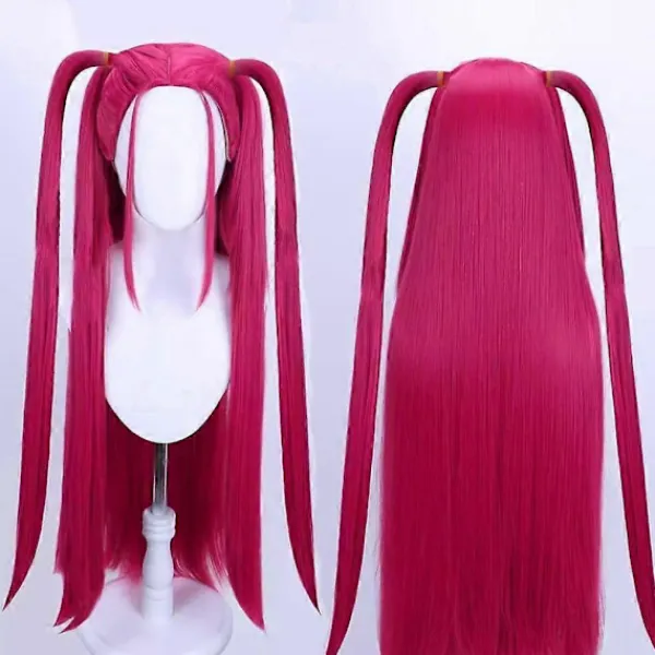 Utsökt för RUMI-peruk, långa lila flätperuker för barnflickor, lila flätkostym Cosplay-peruker, Halloween-kostymperuk, Cosplay Wi-g med flätad Dai 1 st deep red for kids | Fyndiq> Peruker