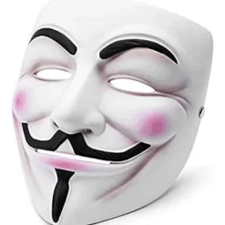 ATELA V för Vendetta Guy Fawkes Mask Quality Anonymous Mask Halloween Costume Hackers Mask Cosplay Party Mask One Size><noscript><img width=