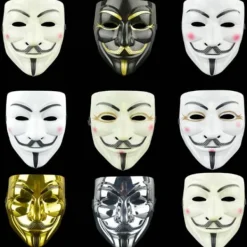 V för Vendetta Halloweenmasker för maskerad> Masker