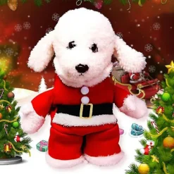 Valp Hund Katt Jul Tomten Cape Rock Kostym Jul Outfit S><noscript><img width=