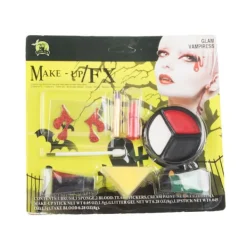Vampire dracula face makeup kit för halloween makeup med blod><noscript><img width=