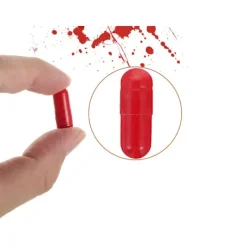 Vampyr dracula varulv kit halloween löständer med falskt blod><noscript><img width=