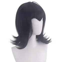 Vampyrdotter Kostym Mavis Cosplay med Peruk Halloween Utklädnad Karneval Kostym-WELLNGS Peruk One size> Peruker