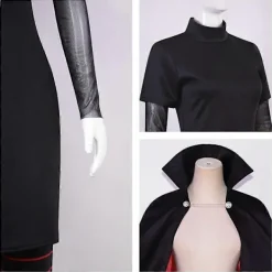 Vampyrdotter Kostym Mavis Cosplay med Peruk Halloween Utklädnad Karneval Kostym-WELLNGS Peruk One size><noscript><img width=