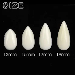 Vampyrtänder 2 par vampyrtänder att fästa och modellera Natural Whi><noscript><img width=