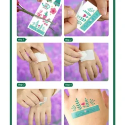 INF Vattentäta Temporary Tattoo Stickers 14-delade> Smink