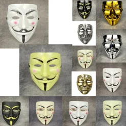 Jettbuying Vendetta Hacker Mask Anonym julfest present till vuxen K one size> Masker