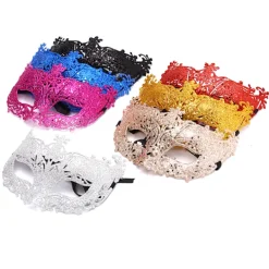 Venedig Sexig Golden Fox Mask Maskeraddräkt Dansmask><noscript><img width=