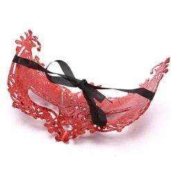 Venedig Sexig Golden Fox Mask Maskeraddräkt Dansmask><noscript><img width=