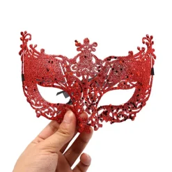 Venedig Sexig Golden Fox Mask Maskeraddräkt Dansmask><noscript><img width=