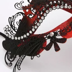 Venetiansk Maskeradmask för Kvinnor - Vit Silver, Mardi Gras Dekorationer><noscript><img width=