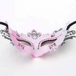 Venetiansk Maskeradmask för Kvinnor - Vit Silver, Mardi Gras Dekorationer><noscript><img width=