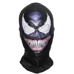 Venom Full Head Mask Party Maskerad Fancy Dress Up Huvudbonader Halloween Cosplay Kostym Prop><noscript><img width=