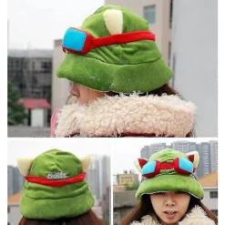 FMYSJ Vention Teemo League Of Legends Lol Hatt - Perfekt För Maskerad, Karneval Och Kostym (FMY)><noscript><img width=