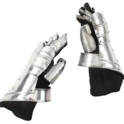 vidaXL Medeltida harneskhandske för LARP stål> Tillbehör