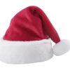 EDO MART Viktiga jultillbehör Klassisk röd & vit tomteluva som passar barn och vuxna, presenter till andra> Huvudbonader