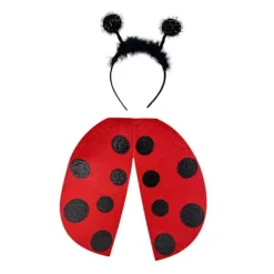 FMYSJ Vinge med Hårband Cosplay Nyckelpiga Kostym för Rollspel Halloween (FMY)><noscript><img width=