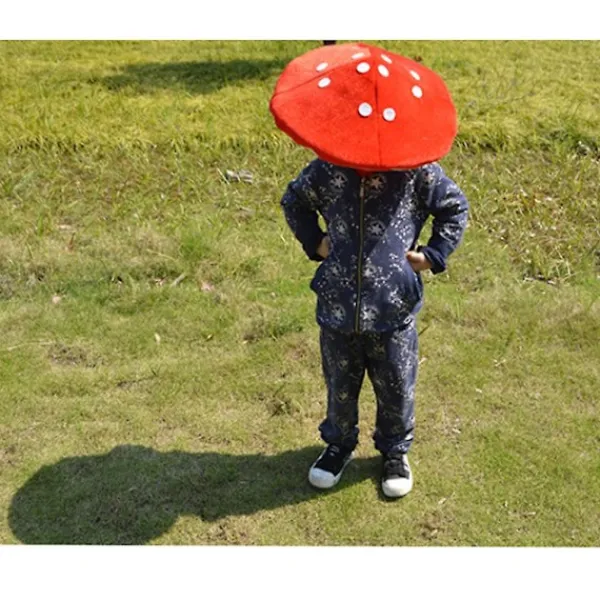 Vintage Decor Plysch Svampplugg Plysch Nyhet Hatt Barn Kostnad> Huvudbonader