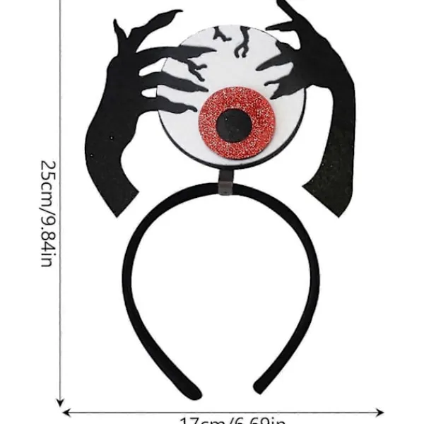 CL Vintage Halloween Ornament 2 st Svarta Inomhus Partydekorationer> Huvudbonader