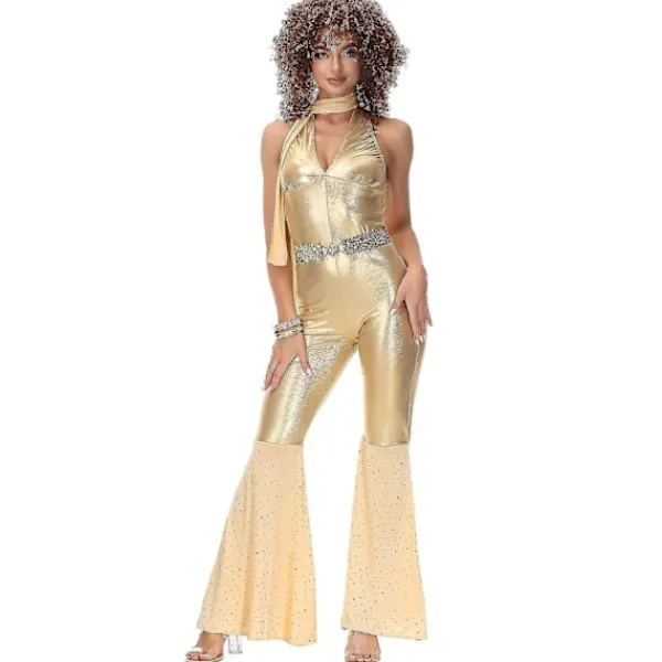 Vintage Rock Disco Kvinnlig Sångerska Halloween Cosplay kostym> Dräkter