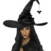 Vintage Ruched Witch Hat: Halloween-tillbehör för alla åldrar> Huvudbonader