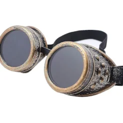 Vintage steampunk glasögon Diamant linser Solförmörkelse glasögon> Tillbehör