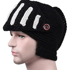 Vinterhattar Stickade Mössor Öron Varma Öronlappar Handgjorda Mode Unika Snygga Vindtäta Nyårshelgfest Mössa Herr Dam><noscript><img width=