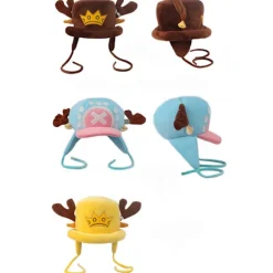 Vinterplysch varm hatt Söt tecknad Tony Tony Chopper Form semesterpresenter för kvinnor flicka><noscript><img width=