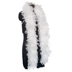 (Vit) 180cm 60g Fjäderboa för DIY-hantverk, festdans, utklädning, Halloween-dekoration> Tillbehör