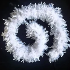(Vit) 180cm 60g Fjäderboa för DIY-hantverk, festdans, utklädning, Halloween-dekoration> Tillbehör