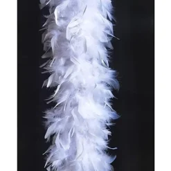 (Vit) 180cm 60g Fjäderboa för DIY-hantverk, festdans, utklädning, Halloween-dekoration><noscript><img width=