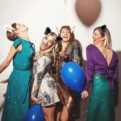 Vita kattöron (ångade kattöronformade bröd) hårband 2-pack><noscript><img width=