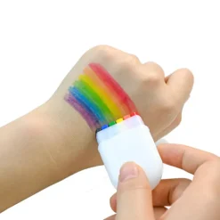 其他 VM 6 färgers regnbågsansiktsfärg> Smink