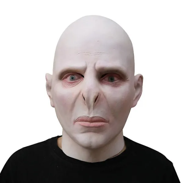 FMYSJ Voldemort Mask Demon Läskig Halloween Mask Realistisk Latex Mask Helmask Cosplay Rekvisita för Vuxna (FMY)> Masker
